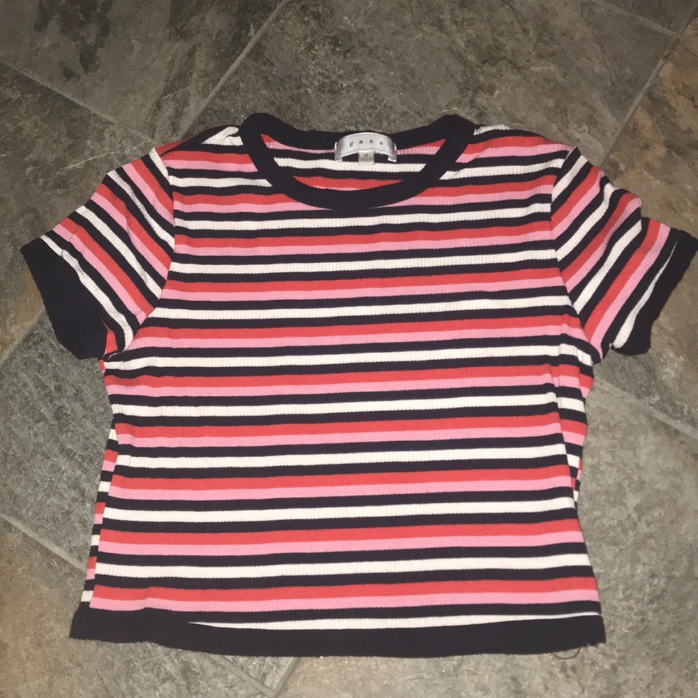 Striped crop top